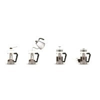 French Press Silver 1l