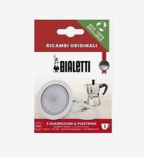 Bialetti sealing ring + filter plate 1 cup