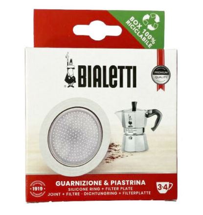 Bialetti sealing ring + filter plate 1 cup