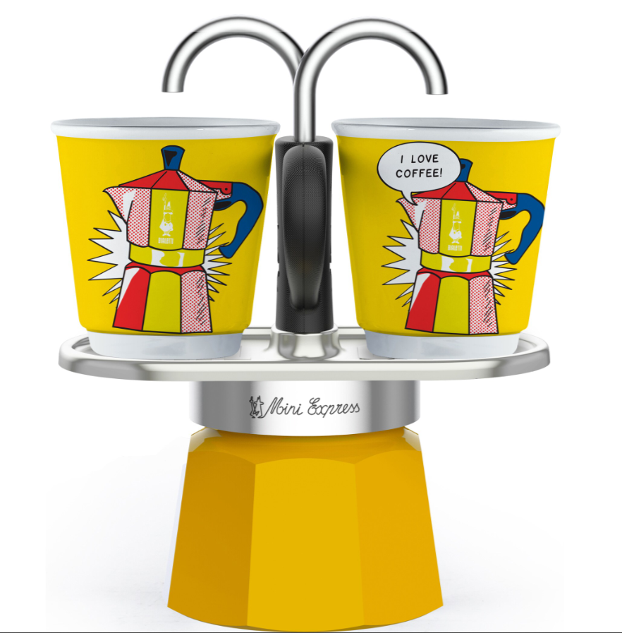 Bialetti Mini Express mit 2 Tassen