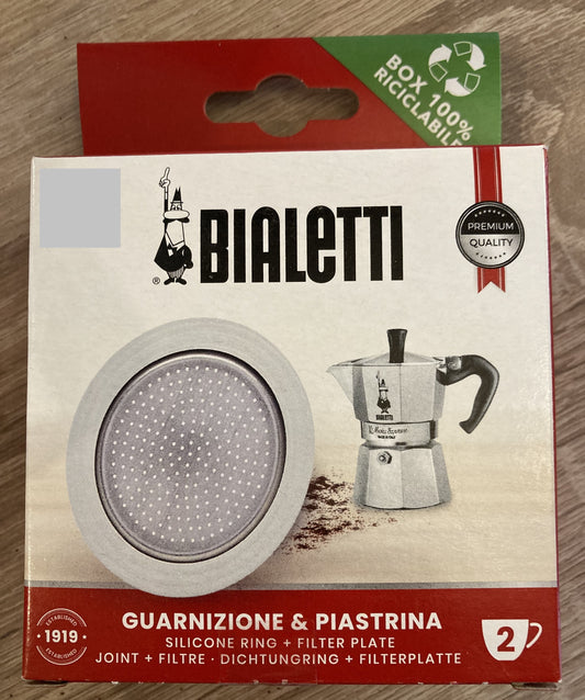 Bialetti sealing ring + filter plate 1 cup